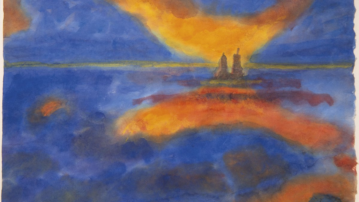 Red Clouds - Nolde, Emil. Museo Nacional Thyssen-Bornemisza